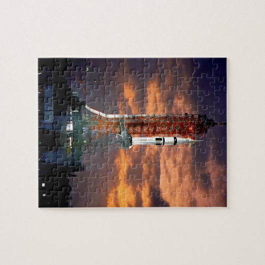 NASA Apollo Soyuz Start Sunrise Launchpad Legpuzzel (Horizontaal)