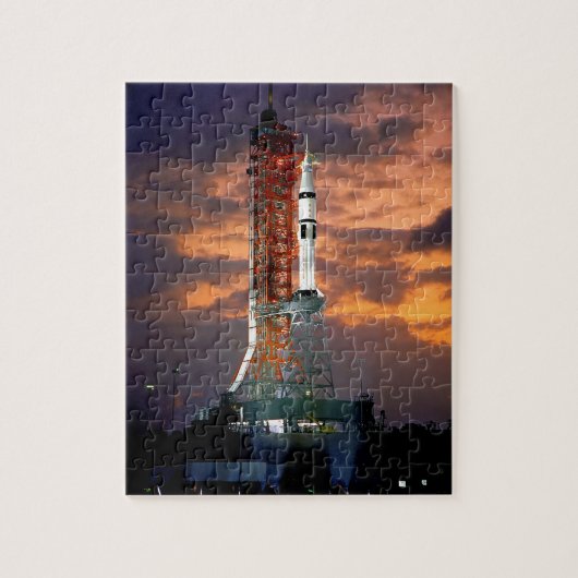 NASA Apollo Soyuz Start Sunrise Launchpad Legpuzzel (Verticaal)