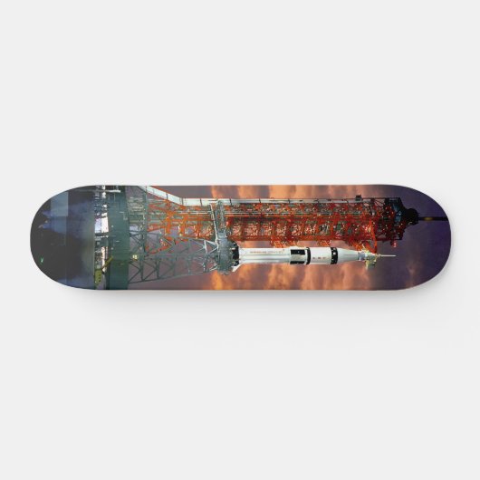 NASA Apollo Soyuz Start Sunrise Launchpad Skateboard (Horizontaal)
