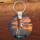 NASA Apollo Soyuz Start Sunrise Launchpad Sleutelhanger (Voorkant)