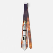 NASA Apollo Soyuz Start Sunrise Launchpad Stropdas (Voorkant)