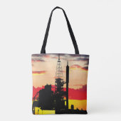 NASA Ares IX Raketlanceersysteemprototype Tote Bag (Achterkant)