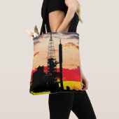 NASA Ares IX Raketlanceersysteemprototype Tote Bag (Dichtbij)