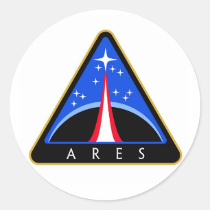 NASA Ares-raket Logo Ronde Sticker
