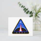 NASA Ares Rocket Logo Briefkaart (Staand voorkant)