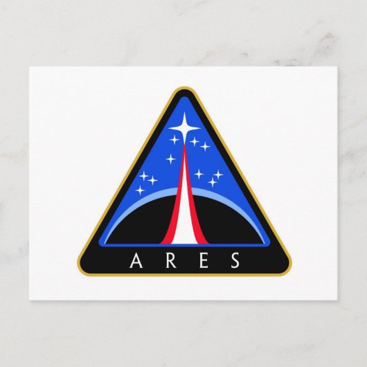 NASA Ares Rocket Logo Briefkaart (Voorkant)