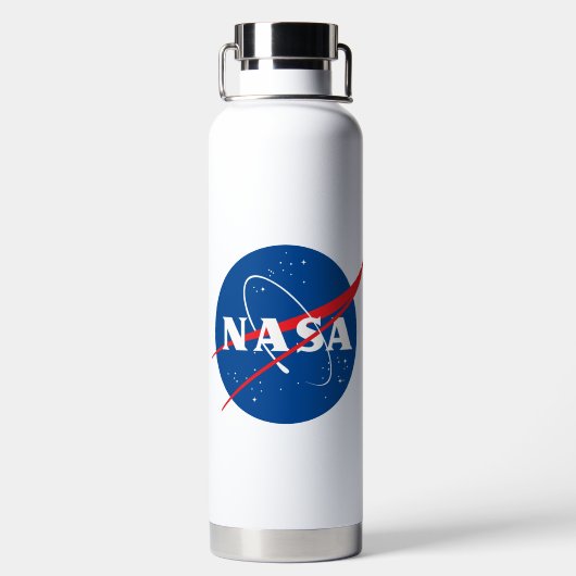 NASA Artemis Logo Rocket White Waterfles (Achterkant)