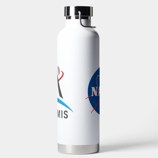 NASA Artemis Logo Rocket White Waterfles (Links)