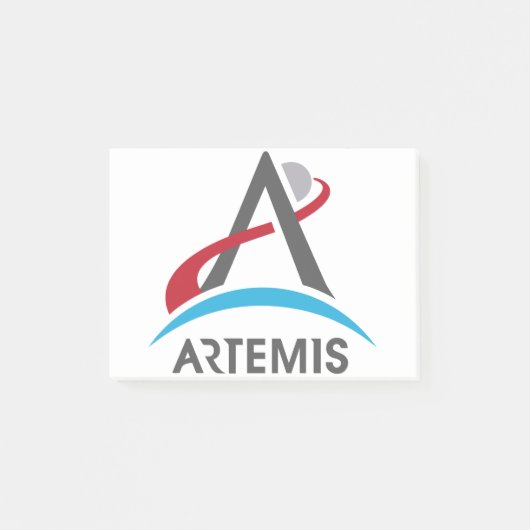 NASA Artemis Program Logo Mars 2024 Astronaut Post-it® Notes (Voorkant)