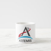 NASA Artemis Programma Logo Mars 2024 Astronaut Espresso Kop (Voorkant)