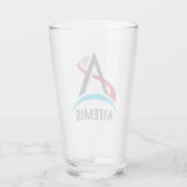 NASA Artemis Programma Logo Mars 2024 Astronaut Glas (Achterkant)