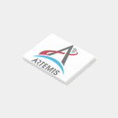 NASA Artemis Programma Logo Mars 2024 Astronaut Post-it® Notes (Schuin)