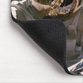 NASA Astronaut Holding Sign. - Aangepaste tekst to Muismat (Hoek)