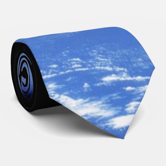 NASA Astronaut Jetpack Spacewalk Earth Orbit Foto Stropdas (Opgerold)