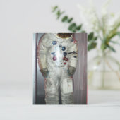 NASA Astronaut Space Suit Briefkaart (Staand voorkant)