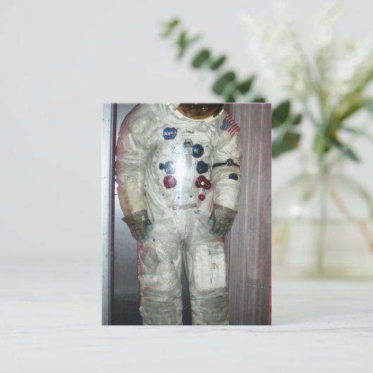 NASA Astronaut Space Suit Briefkaart (Staand voorkant)