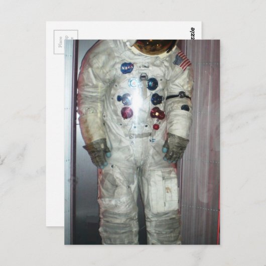 NASA Astronaut Space Suit Briefkaart (Voorkant / Achterkant)