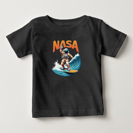 NASA Astronaut Surfing Dream T-shirt (Voorkant)