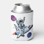 nasa astronauten op ruimtevaart blikjeskoeler (Blikje Voorkant)