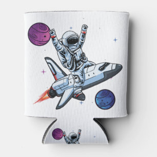 nasa astronauten op ruimtevaart blikjeskoeler