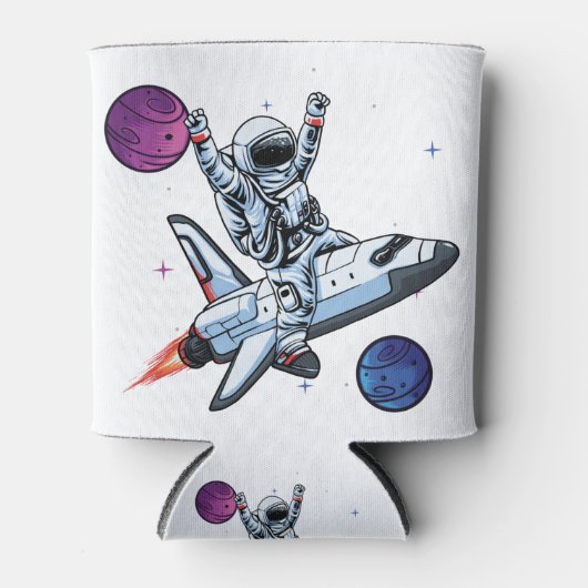 nasa astronauten op ruimtevaart blikjeskoeler (Voorkant)