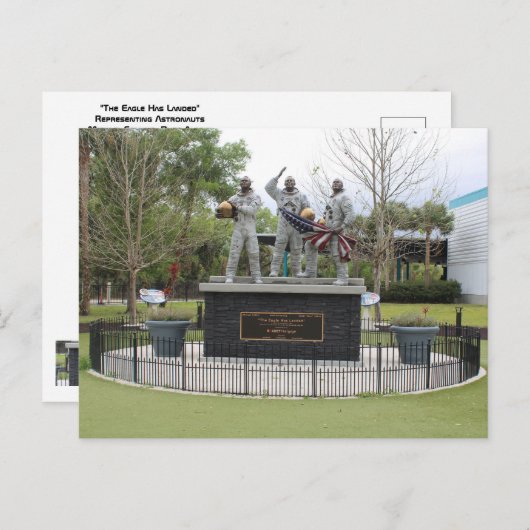 NASA-beeld De adelaar is geland Briefkaart (Voorkant / Achterkant)