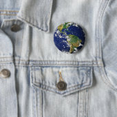 Nasa blauwe marmer ronde button 5,7 cm (In situ)