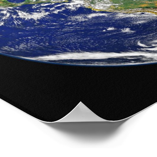 Nasa blauwe marmeraarde, ...en het was zo! Poster (Hoek)