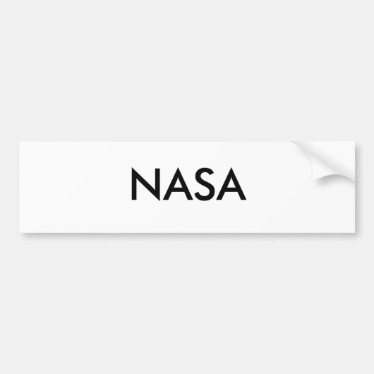 NASA BUMPERSTICKER (Voorkant)
