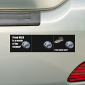 NASA BUMPERSTICKER (Op auto)
