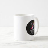 NASA Commercial Crew Program Black Logo Koffiemok (Voorkant rechts)