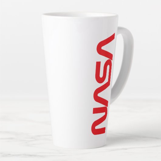 NASA Commercial Crew Program Logo Latte Mok (Rechterhoek)