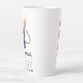 NASA Commercial Crew Program Logo Latte Mok (Voorkant)