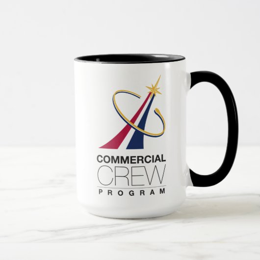 NASA Commercial Crew Program Logo Mok (Rechts)