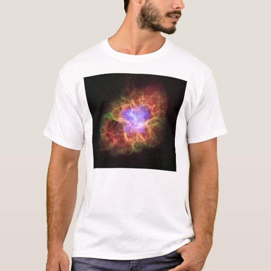 NASA - Crab Nebula T-shirt (Voorkant)