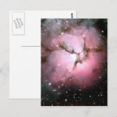 NASA Dusty Pink sterren SSC2005 Briefkaart (Voorkant / Achterkant)