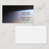 NASA Earth orbit gepersonaliseerd visitekaartje (Voorkant / Achterkant)