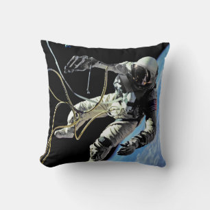 NASA Eerste Amerikaanse Astronaut Ruimtewandeling  Kussen