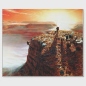 NASA eerste reis naar het concept 'Mars Kunstenaar Cadeaupapier (Vlak)