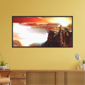 NASA eerste reis naar het concept 'Mars Kunstenaar Canvas Afdruk (Insitu (Woonkamer))