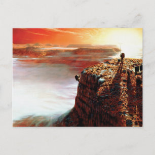 NASA Eerste Reis Naar Planeet Mars Artist Concept Briefkaart