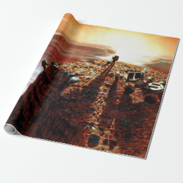 NASA Eerste Reis Naar Planeet Mars Artist Concept Cadeaupapier