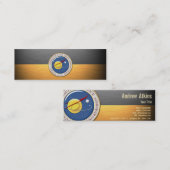 NASA Embleem [3D] Mini Visitekaartje (Voorkant / Achterkant)