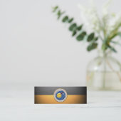 NASA Embleem [3D] Mini Visitekaartje (Staand voorkant)