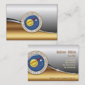 NASA Emblem [3D] Visitekaartje (Voorkant / Achterkant)