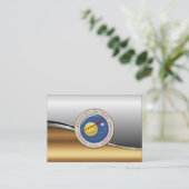 NASA Emblem [3D] Visitekaartje (Staand voorkant)
