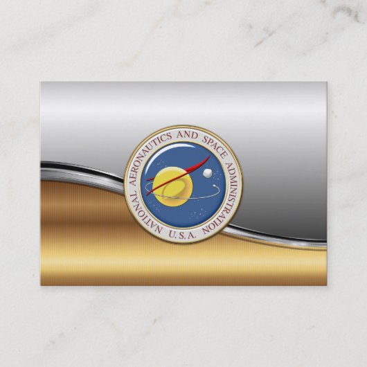 NASA Emblem [3D] Visitekaartje (Voorkant)