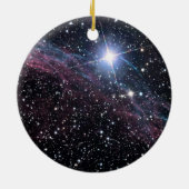 NASA ESA Veil nebula Keramisch Ornament (Achterkant)