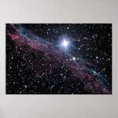 NASA ESA Veil nebula Poster (Voorkant)
