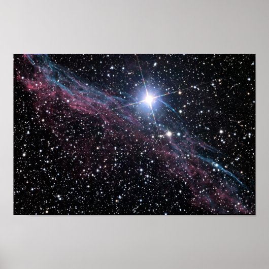 NASA ESA Veil nebula Poster (Voorkant)